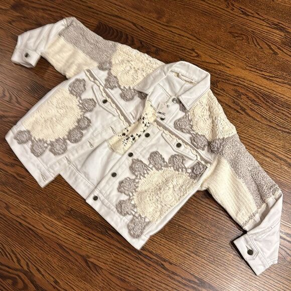 Free People Bali Rare Hearts Jacket size XS - Picture 10 of 14